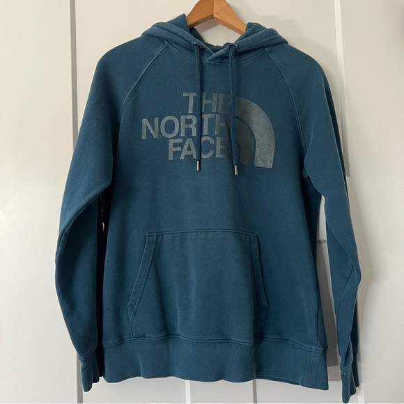 The North Face Youth Teal Hoodie Medium (10-12) - Picture 1 of 5